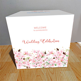 กล่องใส่ซองWeddingBoxขนาด29x29x29cmพร้อมส่ง