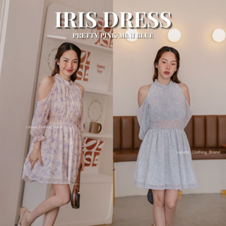 ภาพหน้าปกสินค้า🍎New Color LABELLE รุ่น iris dress เดรสสั้น ผ้า chiffon ลายดอกละมุน ที่เกี่ยวข้อง