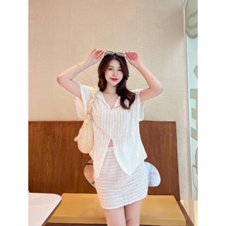 🥨Set Oversize Mimi  🥨แขนเลย งานเซ็ตรุ่นนี้น่ารัก งานสวยมาก summer ซัมใจ🇰🇷🇰🇷  อยากบอกว่างานดีมาก