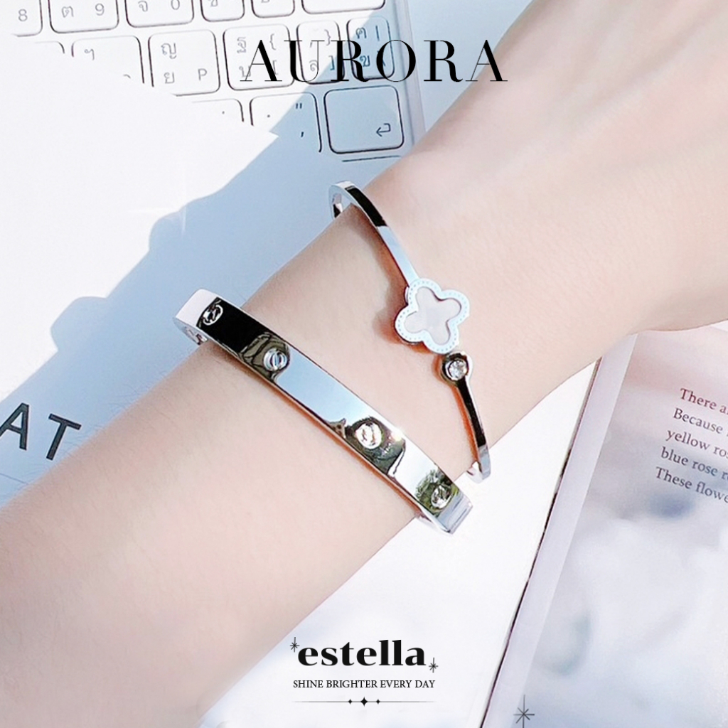 estella-กำไลข้อมือ-รุ่น-aurora-กำไล-กำไลข้อมือแฟชั่น-ผู้หญิง-เครื่องประดับแฟชั่น-กำไลคู่รัก