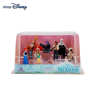 Disney Store The Little Mermaid Deluxe Figurine Playset ชุดโมเดลชุดฟิกเกอร์ลิตเติ้ลเมอร์เมด