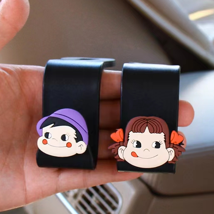 เบาะหลังรถเก้าอี้-headrest-hook-การ์ตูนน่ารักแฟชั่นด้านหลังที่นั่งแขวนสำหรับรถกระเป๋าถือเสื้อผ้าเสื้อร้านขายของชำถุงอุป