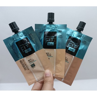 Maybelline Fit Me Matte + Poreless Foundation SPF22 เมย์เบลลีน ฟิต มี แมท + พอร์เลส ฟาวเดชั่น ( ซอง )