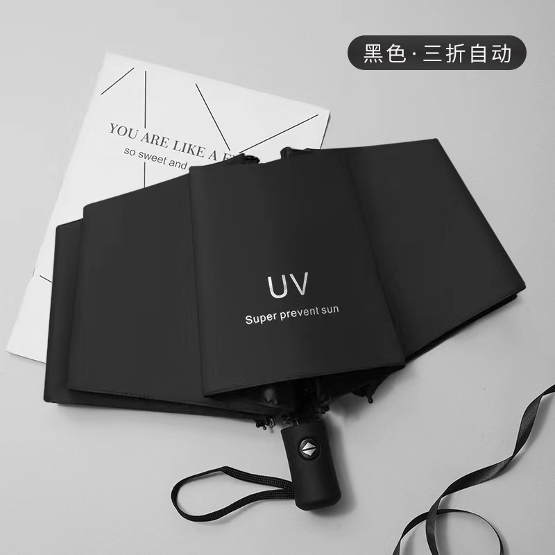 ร่มพับ-3-ตอน-ร่มกันฝน-ร่มกันแดด-ร่มกันยูวี-ร่มกันuv-ร่มพับได้-ร่ม-uv-umbrella-คุณภาพดีราคาถูก