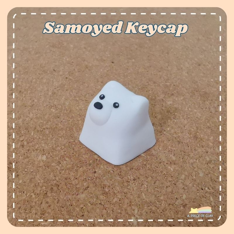 samoyed-keycap-แบบธรรมดา-made-to-order