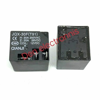 ￼รีเลย์รุ่นJQX-30F(T91) 12VDC 2คอนแทค COM. 1NO 1NC