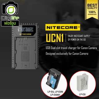 Nitecore Charger UCN1 - USB Dual Charger สำหรับ LP-E6, LP-E6N, LP-E6NH / LP-E8