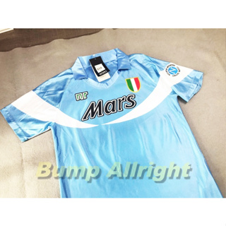 Retro : เสื้อฟุตบอลย้อนยุค Vintage นาโปลี Home 1989 สีฟ้าสุดเท่ห์ !!