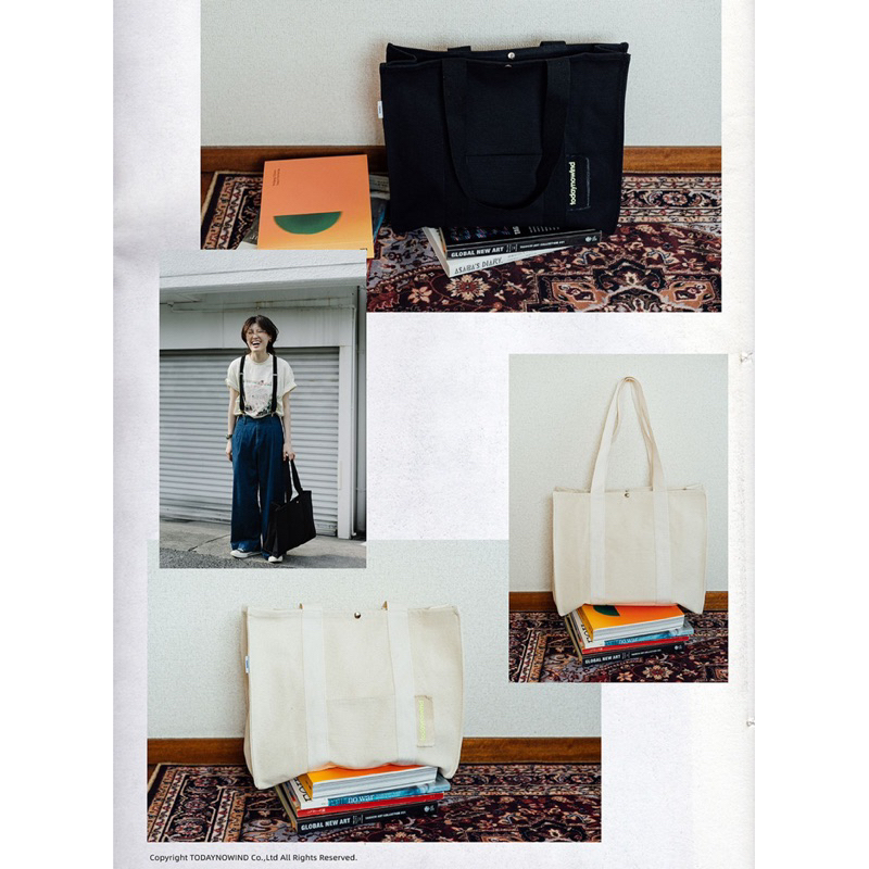 กระเป๋าสะพายข้าง-100-cotton-canvas-tote-bag