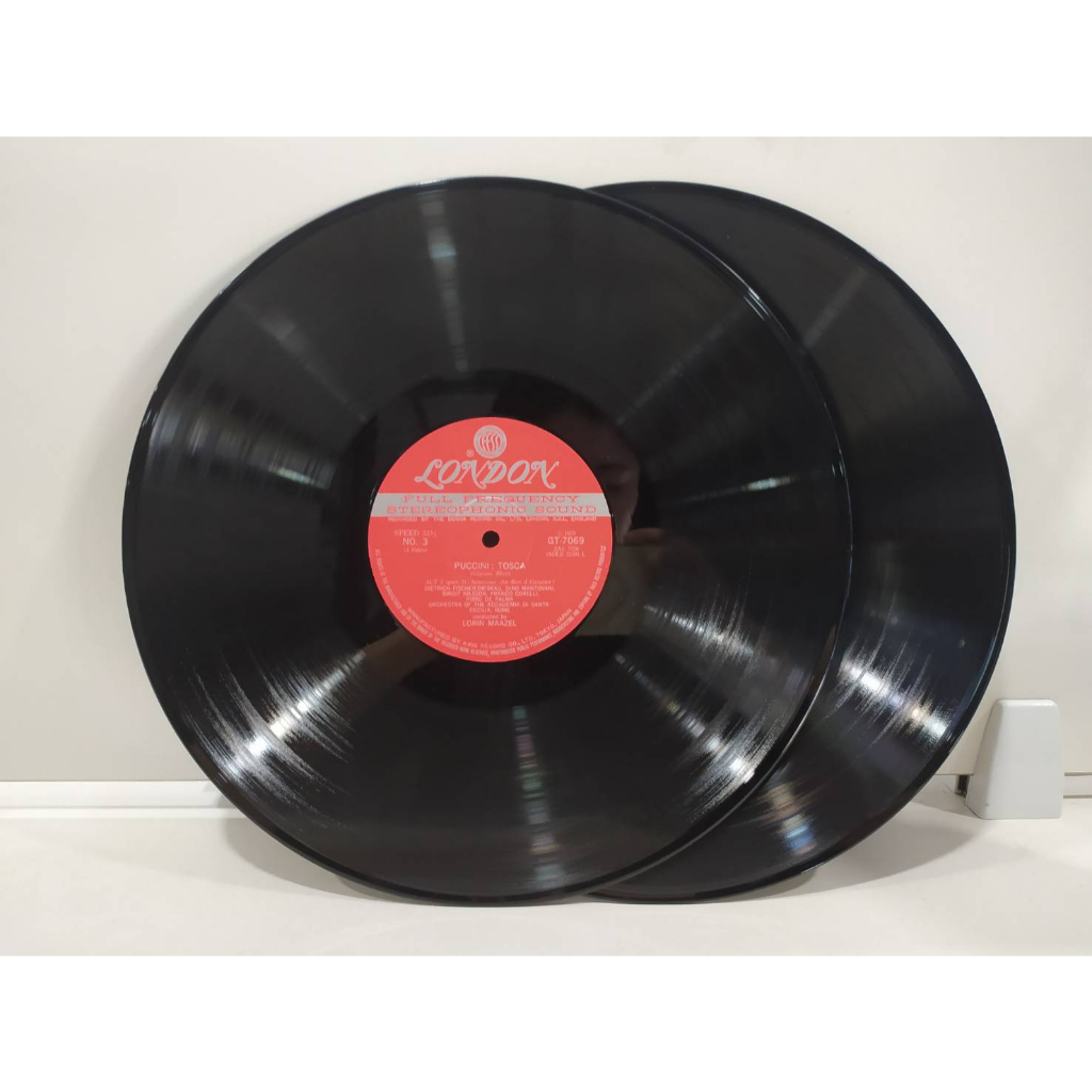 2lp-vinyl-records-แผ่นเสียงไวนิล-puccini-tosca-nilsson-corelli-fischer-dieskau-j20d78