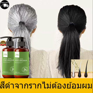 GICXESN500ML ยาสระผมดำถาวร แชมพูปิดผมหงอก  แชมพูแก้ผมหงอก  แชมพูสมุนไพรปิดผมขาว ผมขาวเปลี่ยนเป็นผมดำ แชมพูชายหญิง