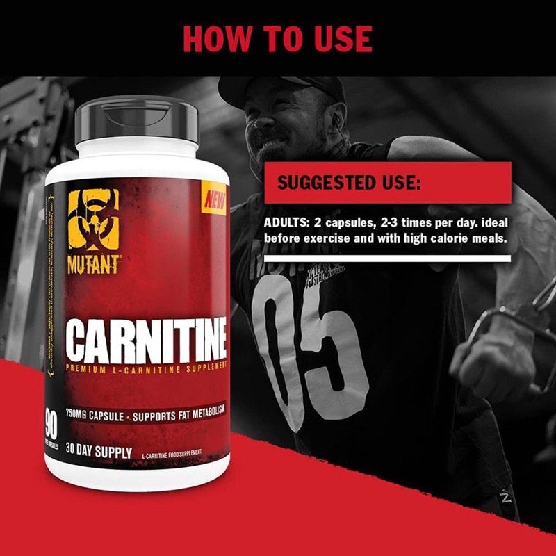 mutant-l-carnitine-ผลิตภัณฑ์อาหารเสริม-90-caps