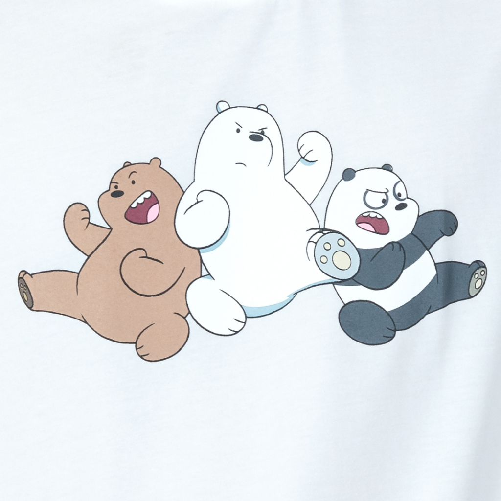 dosh-oversized-short-sleeve-t-shirts-we-bare-bears-เสื้อยืดโอเวอร์ไซส์-fbbmt5046-ow