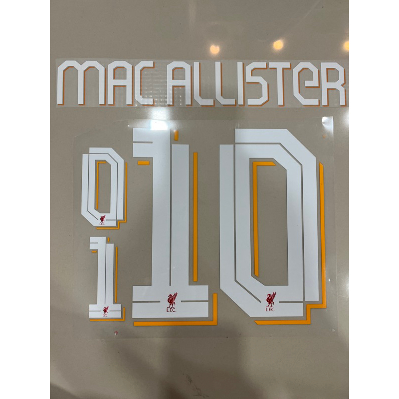 ชื่อรีดติดเสื้อ-mac-allister-แถมเบอร์กางเกง-พร้อมส่ง-มีวิธีรีดแนบให้ค่ะ-ขายเบอร์ติดเสื้อจ้า-ไม่ได้ขายเสื้อนะคะ