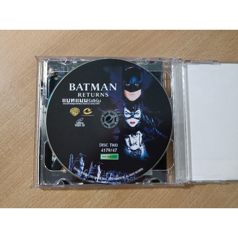 VCD ภาพยนตร์ BATMAN RETURNS ( พากษ์ไทย ) | Shopee Thailand