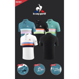 เสื้อแขนสั้นกอล์ฟชาย LSportif New Arrivals, L.Sportif Mens Golf Shirts 2023 New Collections!!