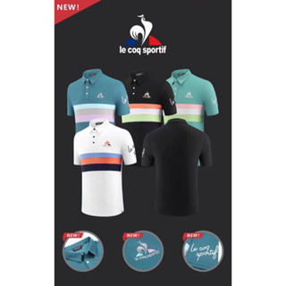 เสื้อแขนสั้นกอล์ฟชาย LSportif New Arrivals, L.Sportif Mens Golf Shirts 2023 New Collections!!