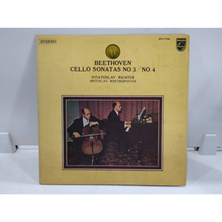 1LP Vinyl Records แผ่นเสียงไวนิล  BEETHOVEN CELLO SONATAS NO.3 NO.4   (J22C170)