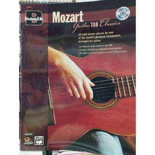 ALFRED BASIX -  MOZART GUITAR TAB CLASSICS W/CD038081226675