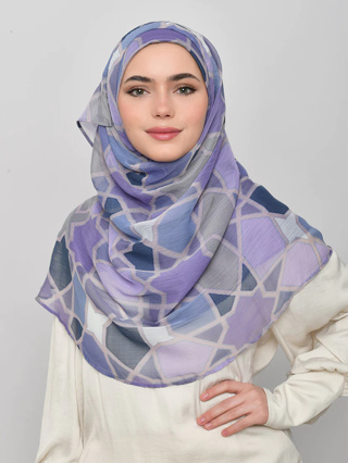 ฮิญาบ BOKITTA รุ่น Voila Maxi - URJUWAN สีม่วง - Instant hijab