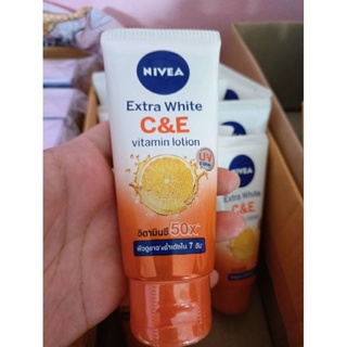 นีเวีย เอ็กซ์ตร้า ไวท์ ขนาด 70 มล. NIVEA Extra White C&amp;E Vitamin Lotion 70 ml.