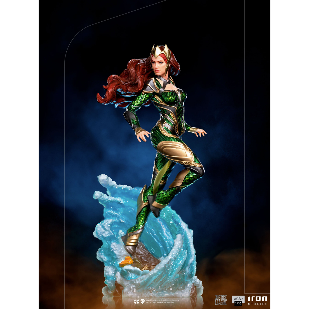 Statue Aquaman Justice League Zack Snyder - Iron Studios échelle 1/10 - Résine Dorée - Neuf Sous Blister