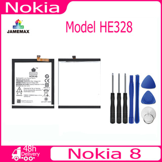 JAMEMAX แบตเตอรี่ Nokia 8 Battery Model HE328  (3030mAh) ฟรีชุดไขควง hot!!!