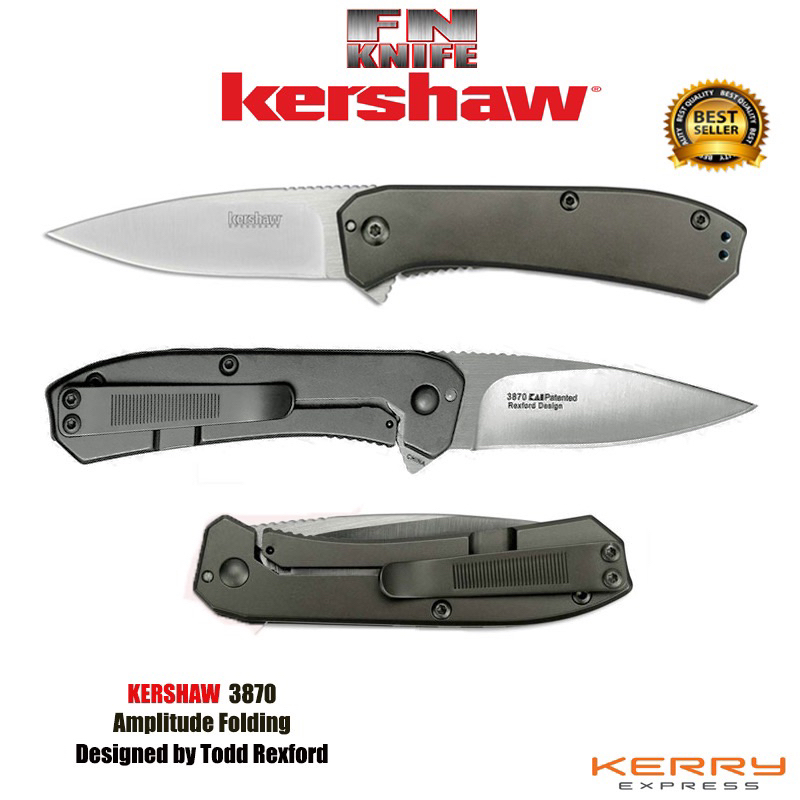 kershaw-amplitude-2-5-3870-drop-point-pocket-knife-with-2-5-inch-blade-in-a-grey-เหล็ก8cr13movเล็กกะทัดรัด-มีดเดินป่า