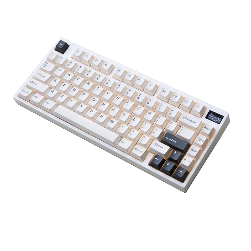 🔥 Keydous NJ81 - Triple Mode ขนาด 75% คีย์บอร์ดไร้สาย Bluetooth / 2 ...