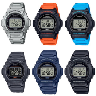 Casio รุ่น W-219H-1/ W-219H-2/ W-219H-8B/MTP-E172D-1/ MTP-E172-1