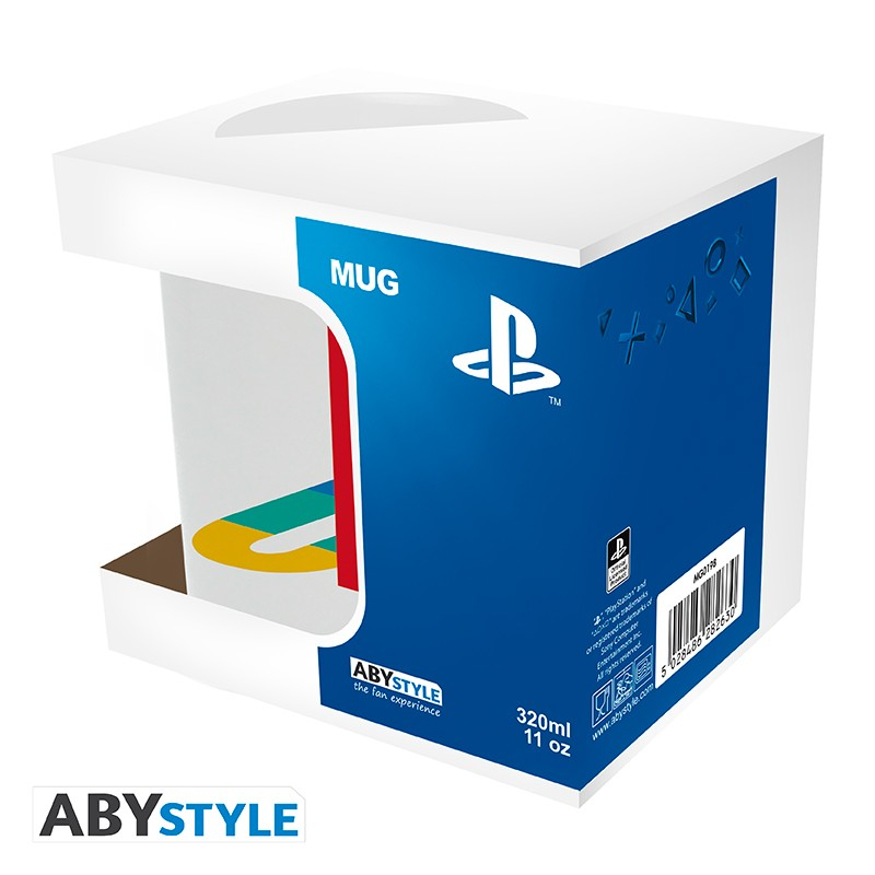 abystyle-ลิขสิทธิ์แท้-พร้อมส่ง-แก้วน้ำ-แก้วมัคเซรามิค-playstation-เพลย์สเตชัน-สัญลักษณ์-ps-320ml