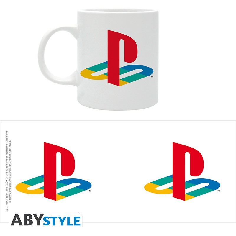 abystyle-ลิขสิทธิ์แท้-พร้อมส่ง-แก้วน้ำ-แก้วมัคเซรามิค-playstation-เพลย์สเตชัน-สัญลักษณ์-ps-320ml