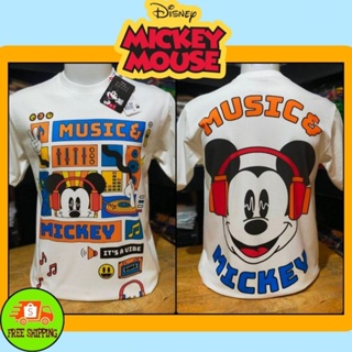 เสื้อ Mickey mouse ลิขสิทธิ์แท้ สีขาว (MKX-041)