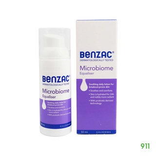 เบนแซค ไมโครไบโอม อีควอไลเซอร์ 50 มล. [1 กล่อง] ผลิตภัณฑ์บำรุงผิวหน้า | Benzac Microbiome Equaliser 50ml