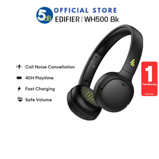 EDIFIER WH500 (Black) Wireless On-Ear Headphones  หูฟังไร้สาย บูลทูธ  รับประกัน 1 ปี ศูนย์ไทย