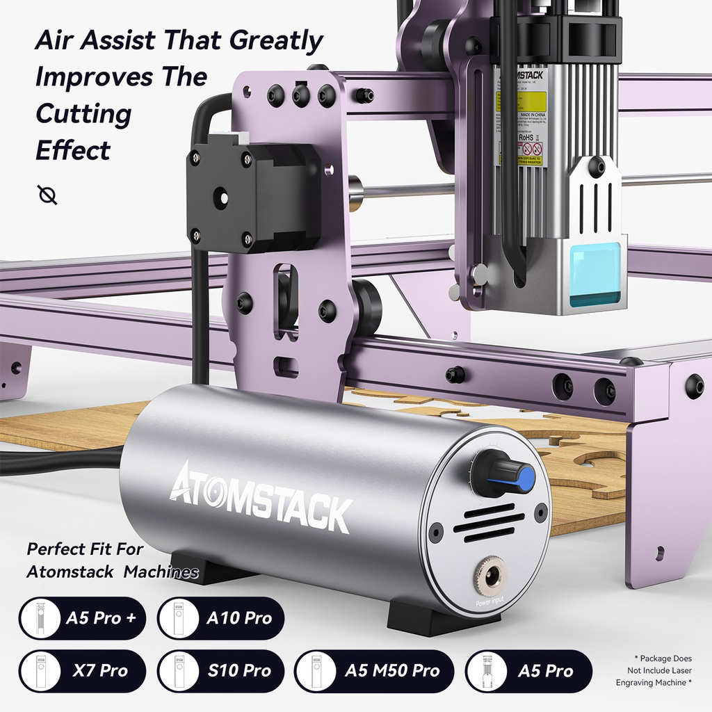 ผู้ขายชาวไทย-อุปกรณ์เสริมเครื่องตัด-atomstack-สำหรับชุด-air-assist-สำหรับการแกะสลักด้วยเลเซอร์-laser-engraver-engraving