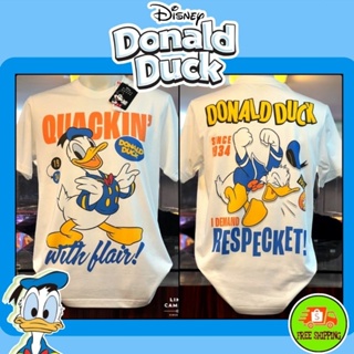 เสื้อDisney ลาย Donald Duck สีขาว ( MKX-055 )