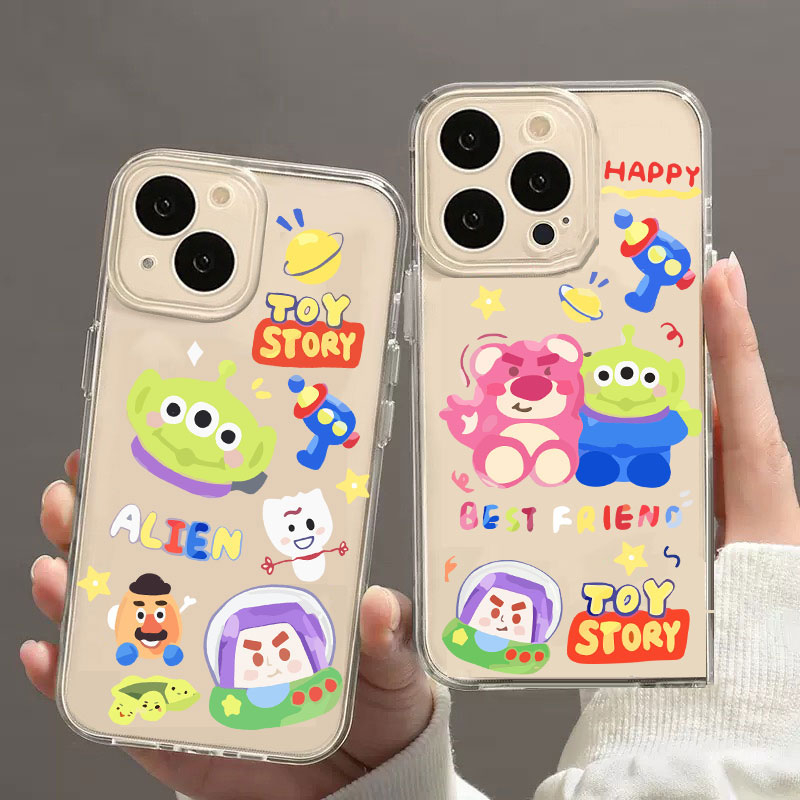 เคสโทรศัพท์มือถือ-ซิลิโคนนุ่ม-tpu-ใส-ลายการ์ตูนหมี-ทอยสตอรี่น่ารัก-สําหรับ-samsung-s20fe-s21fe-s22-s23-plus-ultra-a73-5g