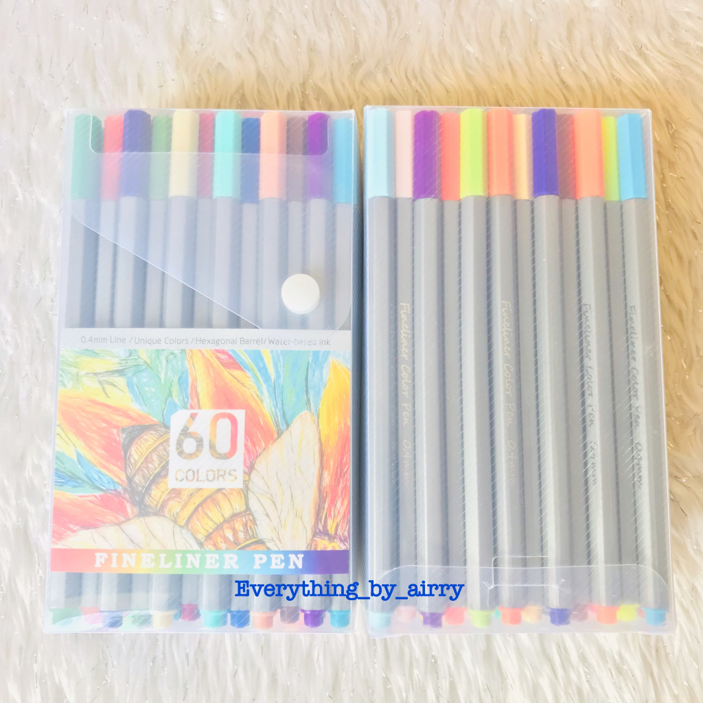 ปากกา-fineliner-color-pen-0-4mm-กล่อง-60-สี