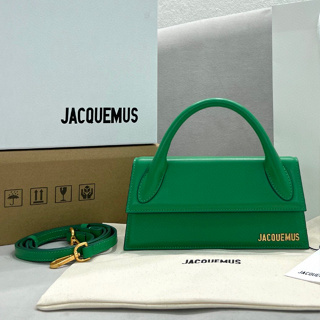 พรี​ ราคา7300 Jacquemus̶ 2053 หนังแกะ กระเป๋าถือ กระเป๋าสะพายข้าง กระเป๋าสะพายไหล่21*10*6cm