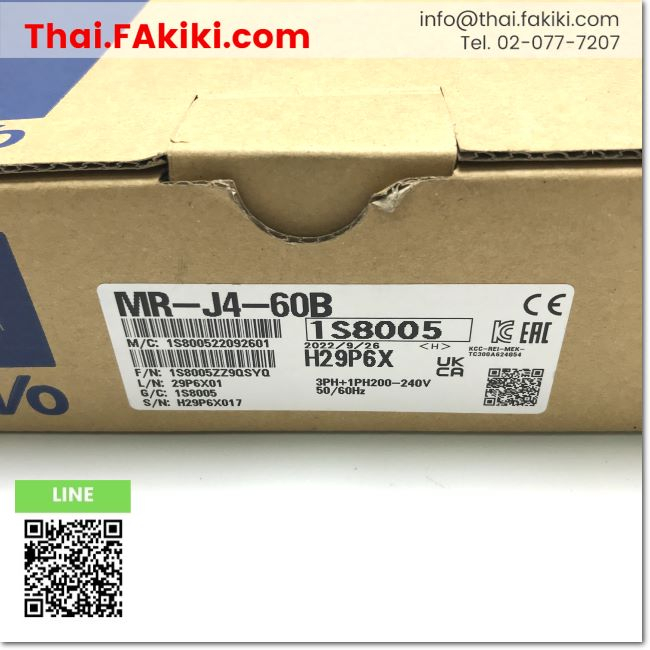 พร้อมส่ง-a-unused-mr-j4-60b-servo-amplifier-สเปค-ac200v-0-6kw-mitsubishi-66-007-565