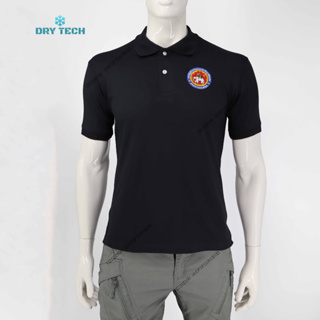 เสื้อโปโล เกรดพรีเมี่ยม งานปัก  อส กองอาสารักษาดินแดน   ผ้าดรายเทค (dry tech)  รับประกัน ของแท้ 100 % สีดำ