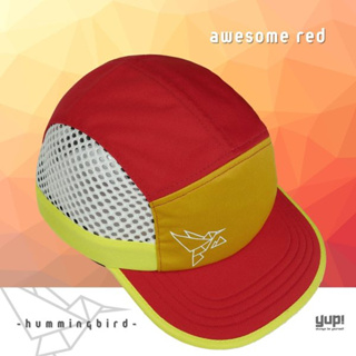 YUP! AWESOME RED – HUMMINGBIRD COLLECTION - หมวกวิ่ง หมวกตาข่าย