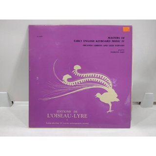 1LP Vinyl Records แผ่นเสียงไวนิล MASTERS OF EARLY ENGLISH KEYBOARD MUSIC IV   (E8A28)