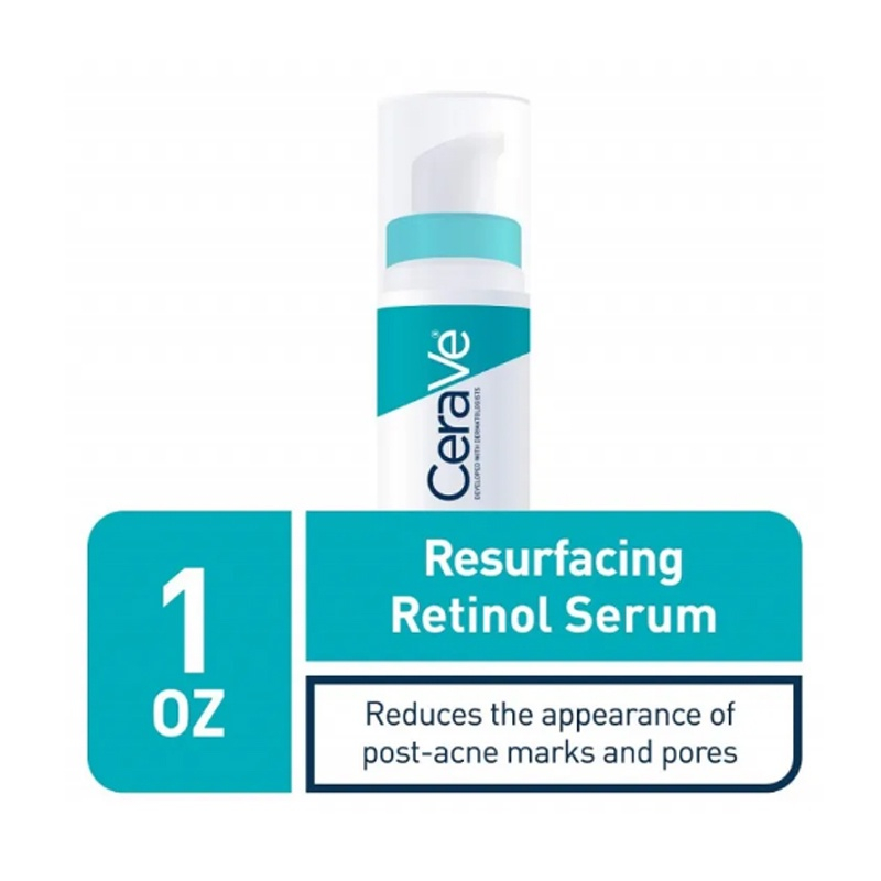 cerave-resurfacing-retinol-serum-30ml-essence-เรตินอล-ซิงค์ลดสิว-ลดเลือนริ้วรอย-กระจ่างใส-กระจ่างใส-facial-essence