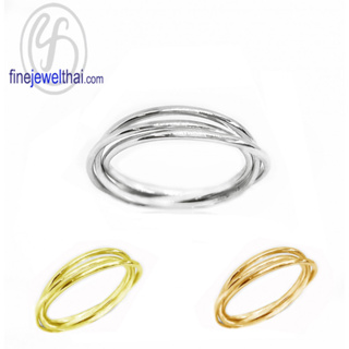 Finejewelthai-แหวนคล้อง-แหวนเงิน-เงินแท้-R3015400