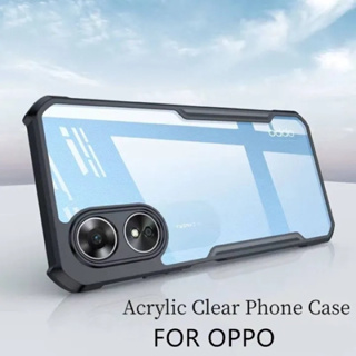 Case OPPO A98 5G เคสกันกระแทก หลังใส ขอบนิ่มหลังแข็ง PC+TPU เคสโทรศัพท์ Oppo a98 เคสกันรอย