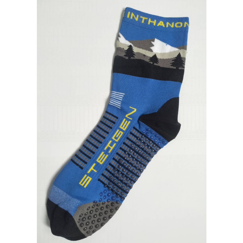steigen-running-socks-1-2-length-ลาย-inthanon-ถุงเท้าวิ่ง-เนื้อผ้ายืดหยุ่น-มันตุ่มกันลื่น