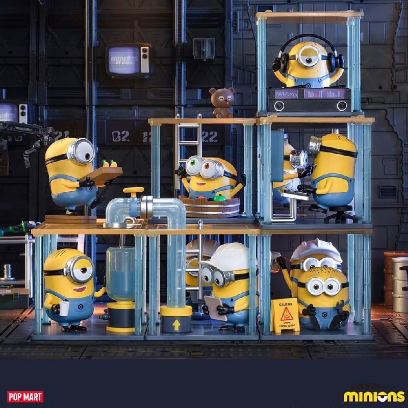 กล่องสุ่มโมเดลการ์ตูน Minions At Work ให้สุ่มน่ารักๆมี 9 เเบบให้สุ่ม ...