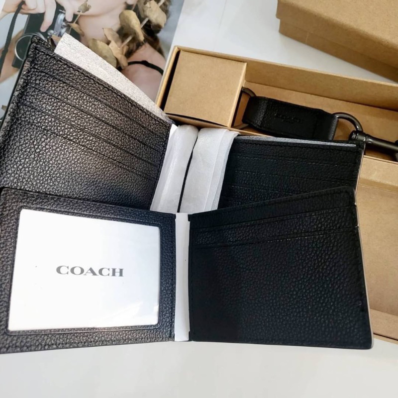 พร้อมส่ง-coach-64118-coach-wallet-set